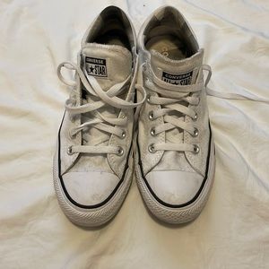 Converse white low top